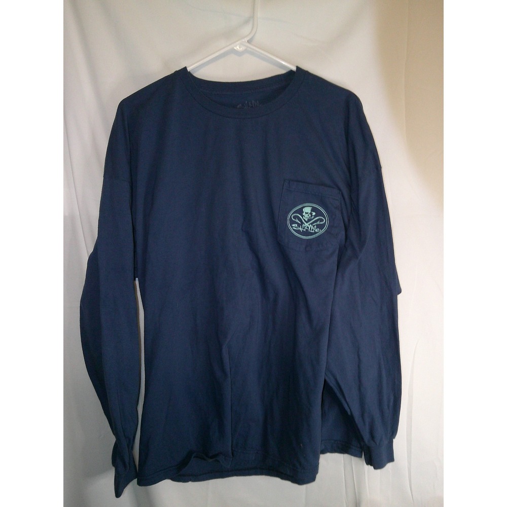 Salt Life Long Sleeve Graphic Tee Skull Fish‎ Hook 2XL